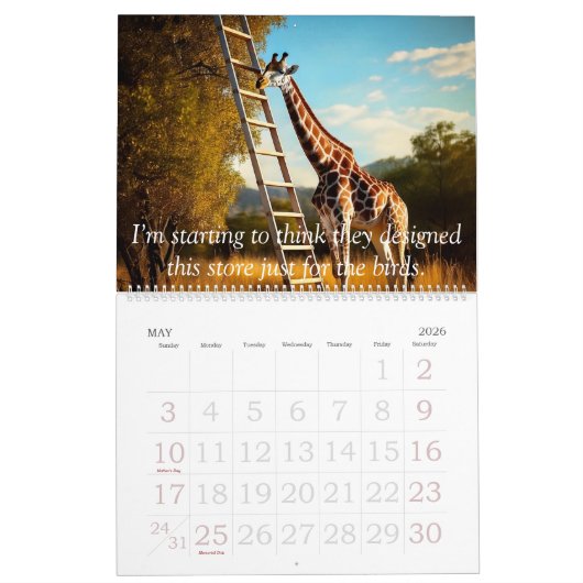 Kalender 2025 - Niet zo serieus (Mei 2026)