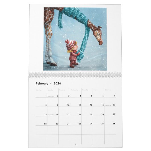 Kalender 2025 "Play" van Monika Marzec (Feb 2026)