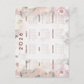 Kalender 2026 briefkaart (Voorkant)