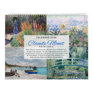 Kalender 2026 - Claude Monet - Impressionisme