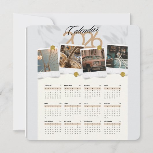 Kalender 2026 kaart (Voorkant)