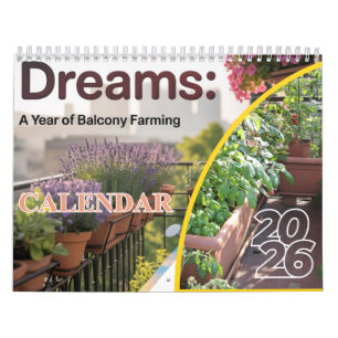 Kalender 2026 Urban Gardening & Balkon Farming