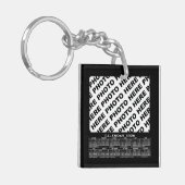 Kalender 2026 Voeg 3 foto's toe Sleutelhanger (Voorkant Links)