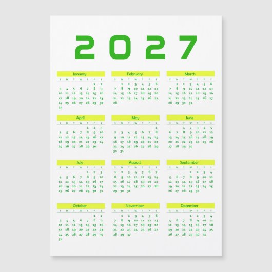 Kalender 2027 (Voorkant)