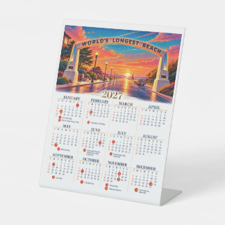 Kalender 2027 004 reclamebord met voetstuk