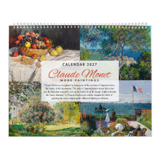 Kalender 2027 - Claude Monet 2 - Impressionisme