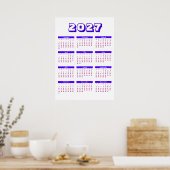 Kalender 2027 poster (Keuken)