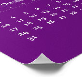Kalender 2027 poster (Hoek)