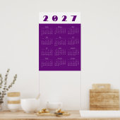 Kalender 2027 poster (Keuken)
