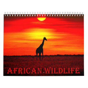 Kalender Afrikaanse dieren in het wild