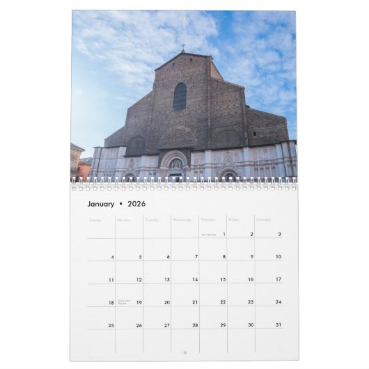 Kalender Bologna 2026 (Jan 2026)