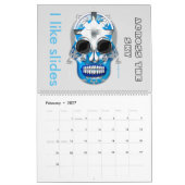 Kalender, Crazy Funny Skulls 2019 Kalender (Feb 2027)