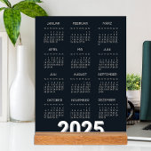 Kalender Deutsch 2025 Année Moderne Noir Et Blanc