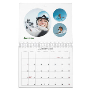 Kalender die plezier, vrienden, familie en honden