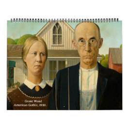 Kalender door Grant Wood