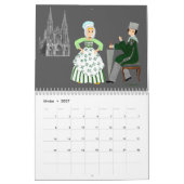 Kalender, folklore, Normandië, Frankrijk Kalender (Feb 2027)