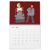 Kalender, folklore, Normandië, Frankrijk Kalender (Mar 2027)