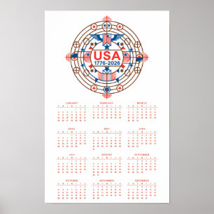 Kalender Gelukkige Verjaardag VS 250 Poster