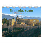 Kalender Granada, Spanje 2026 (Hoes)