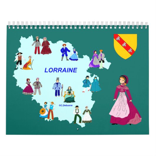 Kalender in Lotharingen, Frankrijk (Hoes)