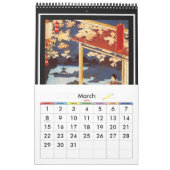 Kalender  Japans Aziatische kunst Retro Posters (Mar 2026)