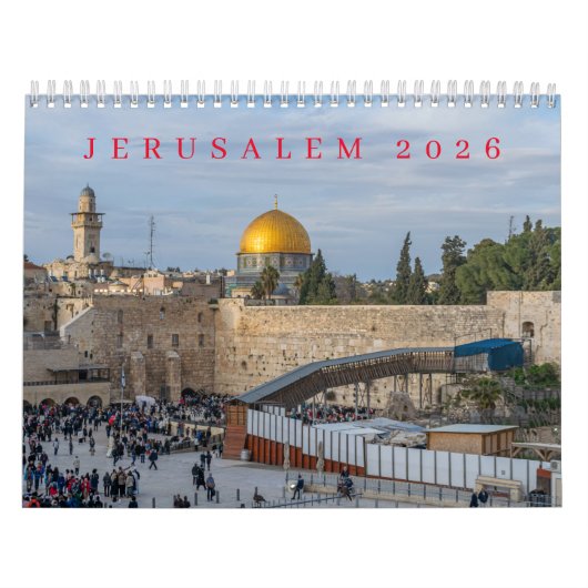 Kalender Jeruzalem 2026 (Hoes)