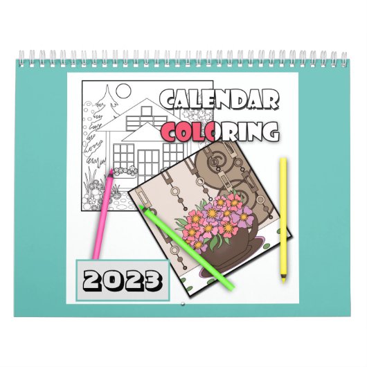 Kalender, kleur kalender (Hoes)