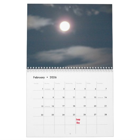 Kalender - Leap Year (Feb 2026)