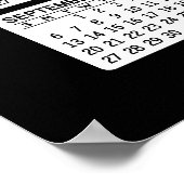 Kalender - logo, fotobedrijf poster (Hoek)