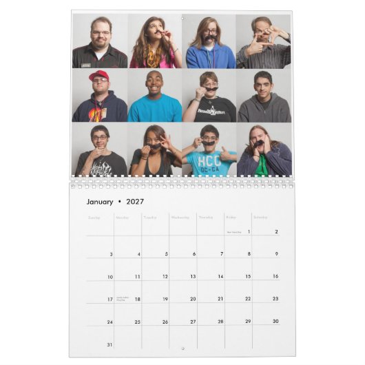 Kalender maart 2010 (Jan 2027)