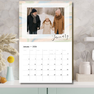 Kalender met 12 maanden foto's – Cadeau voor groot
