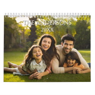 Kalender met eigen naam en foto 2027