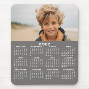 Kalender met foto - Jaar Uitzicht Verticaal Muismat