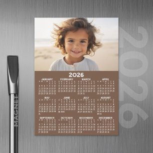 Kalender met foto - Volledig jaar Magnetische Kaar