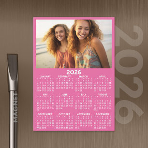 Kalender met foto - Volledig jaar Magnetische Kaar