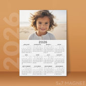 Kalender met foto - Volledig jaar Magnetische Kaar