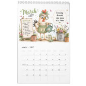 Kalender met grappige kip (Mar 2027)