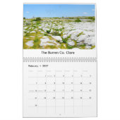 kalender met twee pagina's wit (Feb 2027)