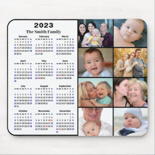 Kalender minimalistisch 8-serie 2023 Aangepaste fo Muismat