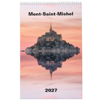 Kalender Mont-Saint-Michel frankrijk