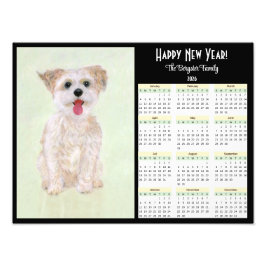 Kalender Morkie 2026 Foto Afdruk