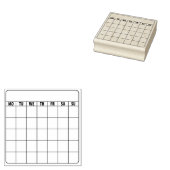 Kalender, Planner, Tijdschrift Rubberstempel (Gestempeld)