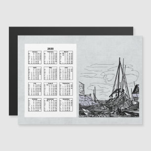 Kalender Reizen en Stad Volledig Jaar 2020