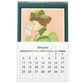 Kalender  Retro Afbeeldingen Posters Plain (Jan 2026)