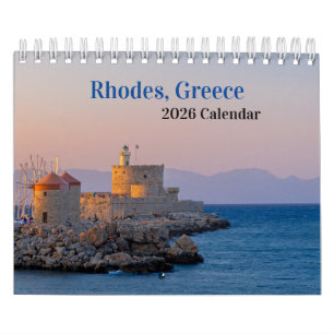 Kalender Rhodos, Griekenland 2026