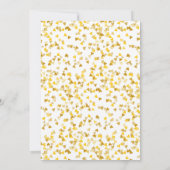 Kalender Save the Date Gouden Liefdesharten Confet (Achterkant)