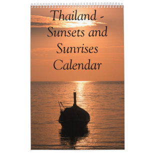 Kalender Thailand - Zonnefoto's en zonsondergang