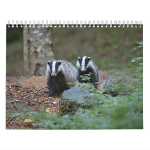 Kalender van de dieren in het bos