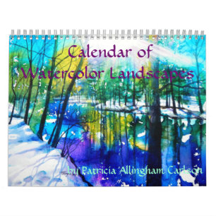 Kalender van de Landschappen van de Waterverf
