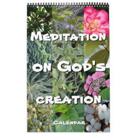 Kalender van God's Meditatie Tuin: ster & Notes